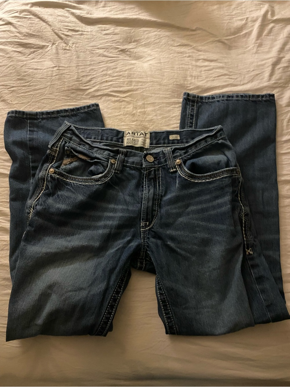 Ariat Men's Indigo Relaxed Bootcut Jeans